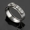 Antique 1800s Victorian Sterling Silver Buckle Bracelet