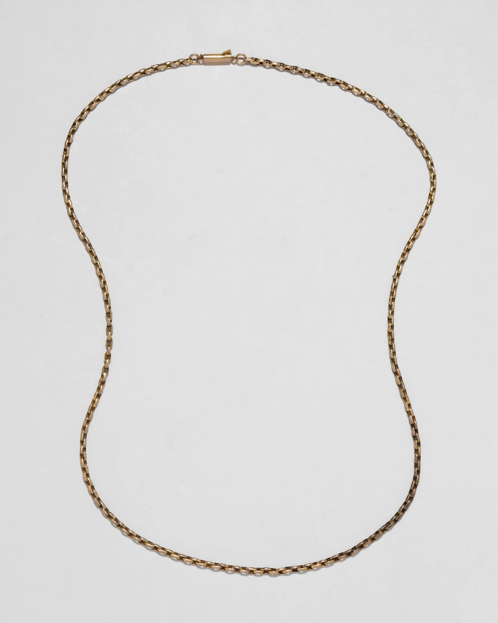 Antique Victorian 14k Gold Cable Chain Necklace