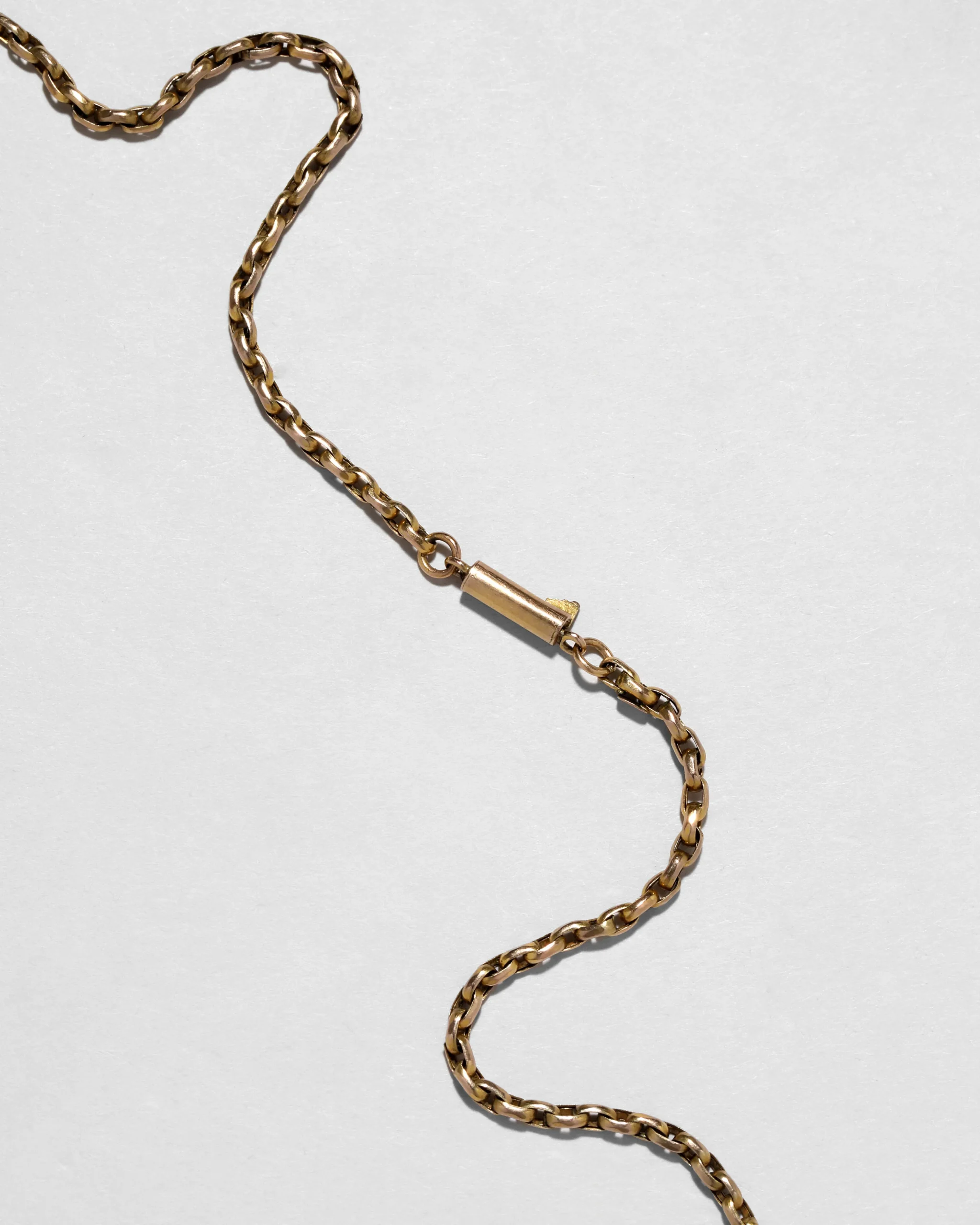 Antique Victorian 14k Gold Cable Chain Necklace