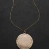 Antique Victorian 14k Gold Fill Hand Etched Filigree Locket Necklace