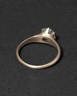 Antique Victorian 14k Rose Gold with Natural Diamond Ring