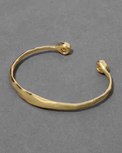 Asterales Crystal Skinny Capped Cuff Bracelet
