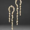 Asterales Gold Arched Long Earring