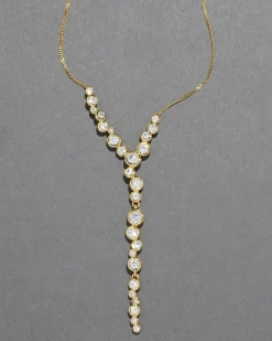 Asterales Gold Cascading Necklace