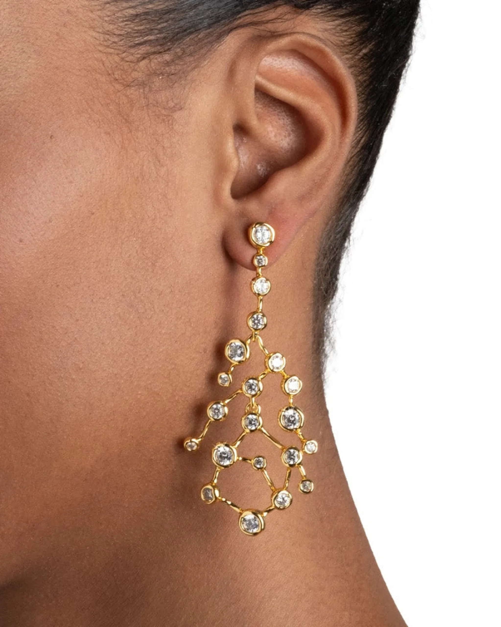 Asterales Gold Celestial Earring