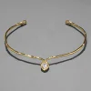 Asterales Gold Floating Collar Necklace