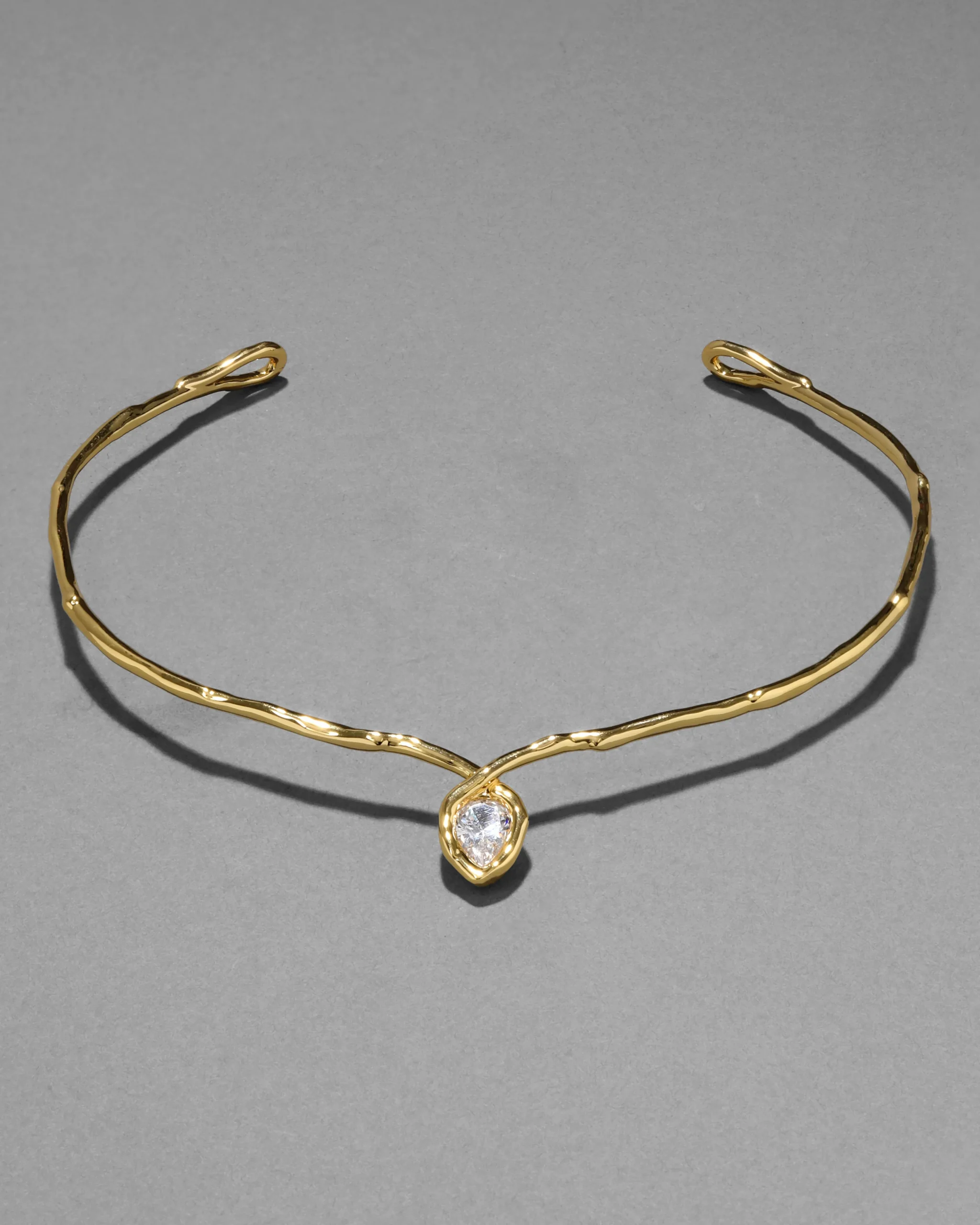 Asterales Gold Floating Collar Necklace