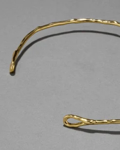 Asterales Gold Floating Collar Necklace