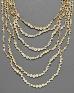 Asterales Gold Multi Layered Necklace
