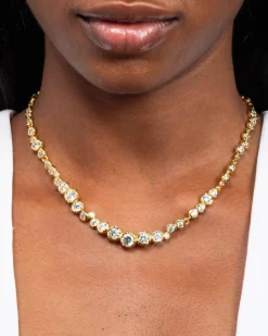 Asterales Gold Riviera Necklace