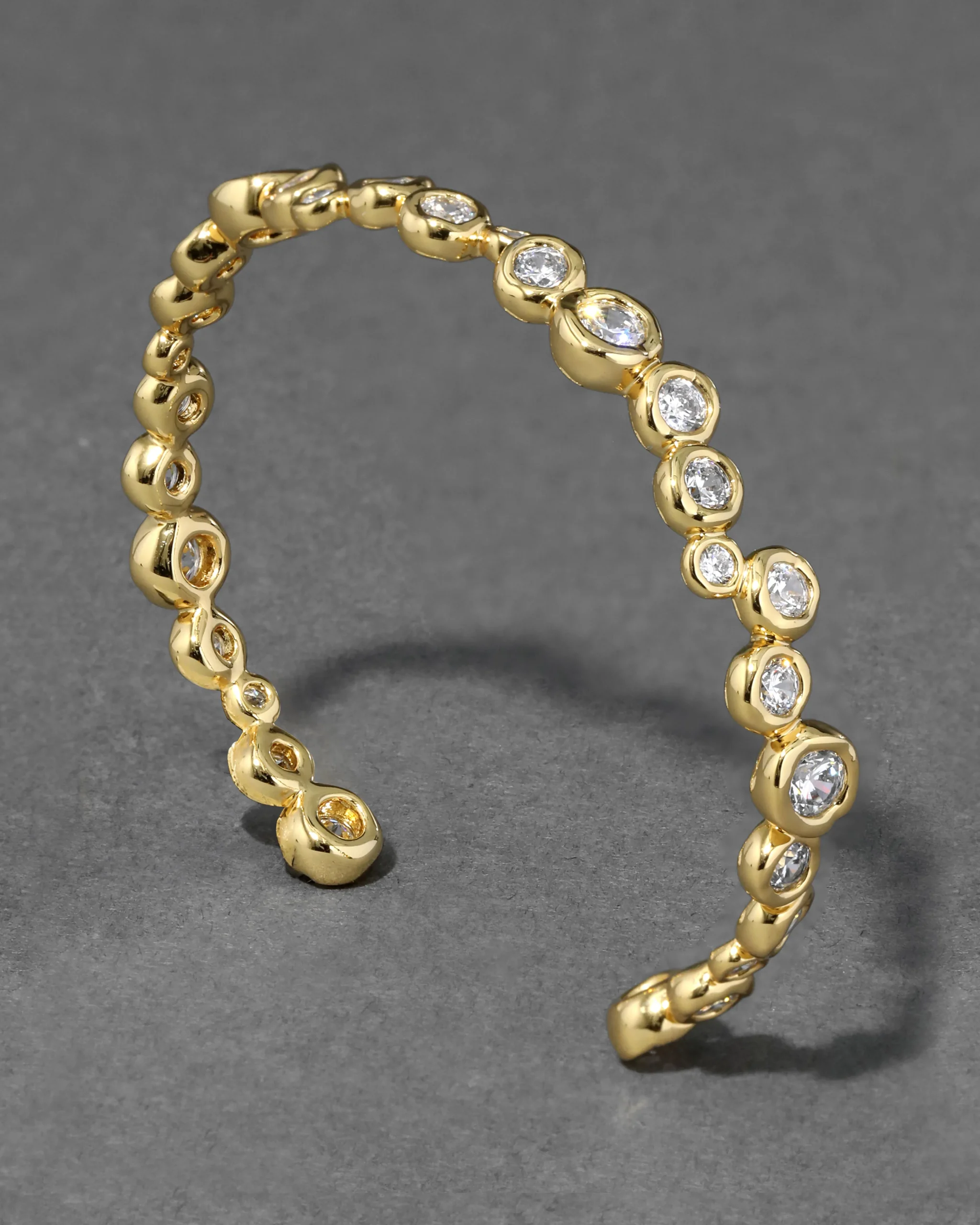 Asterales Gold Skinny Cuff Bracelet