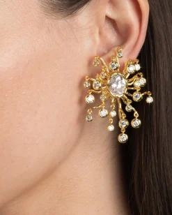 Asterales Modernist Clip Earring