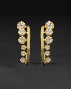 Asterales Modernist Hoop Earring