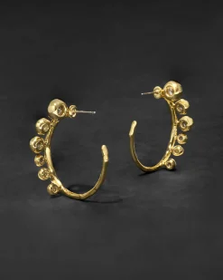 Asterales Modernist Hoop Earring
