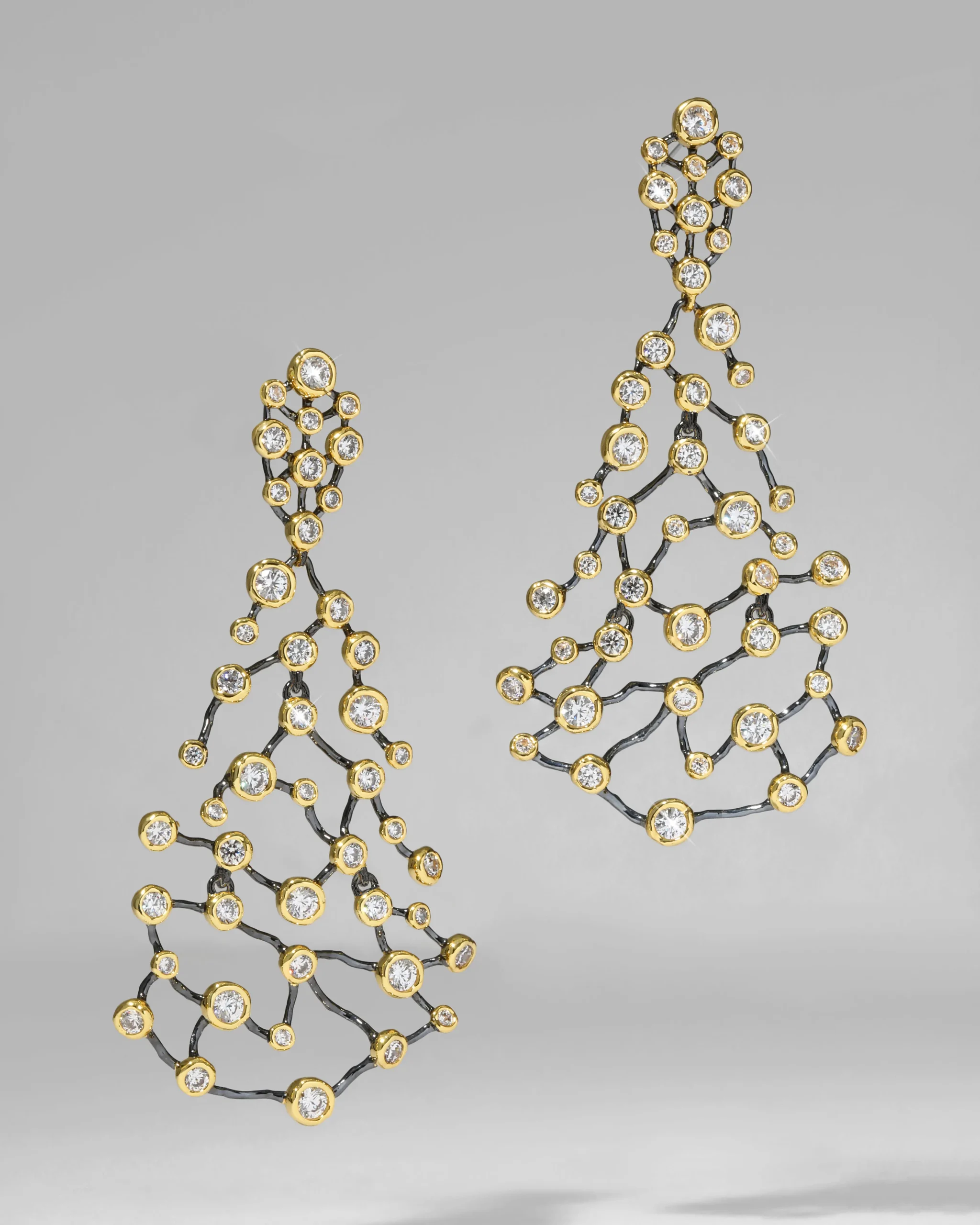 Asterales Noir Large Celestial Earring