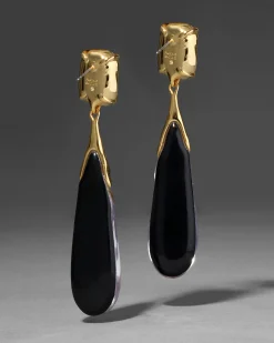 Bonbon Crystal Large Teardrop Earring- Aurora