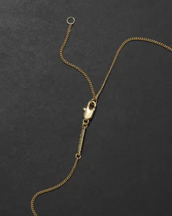 Bonbon Crystal Teardrop Lucite Pendant Necklace- Clear + Petal Crystal