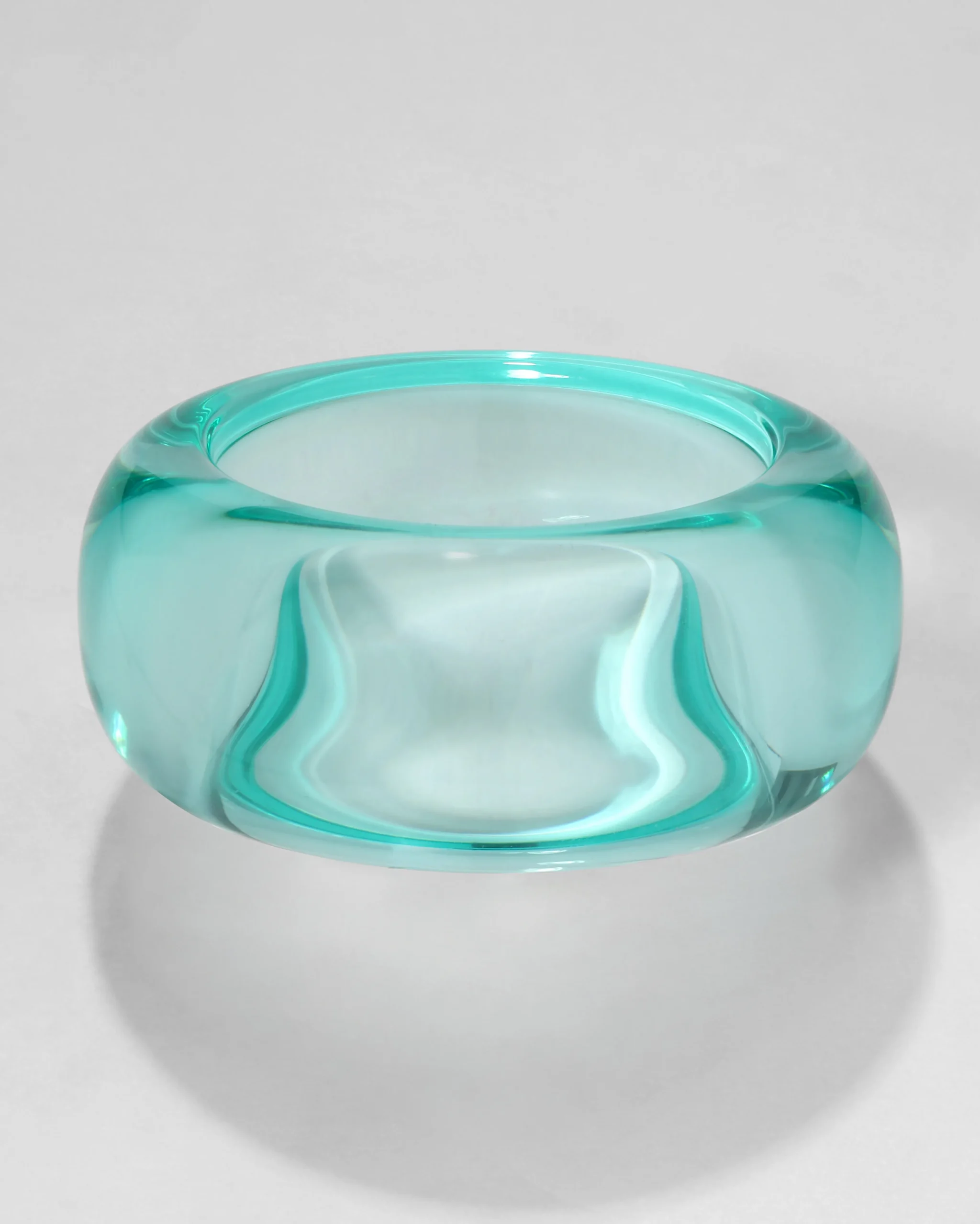 Bonbon Lucite Wide Bangle Bracelet- Horizon