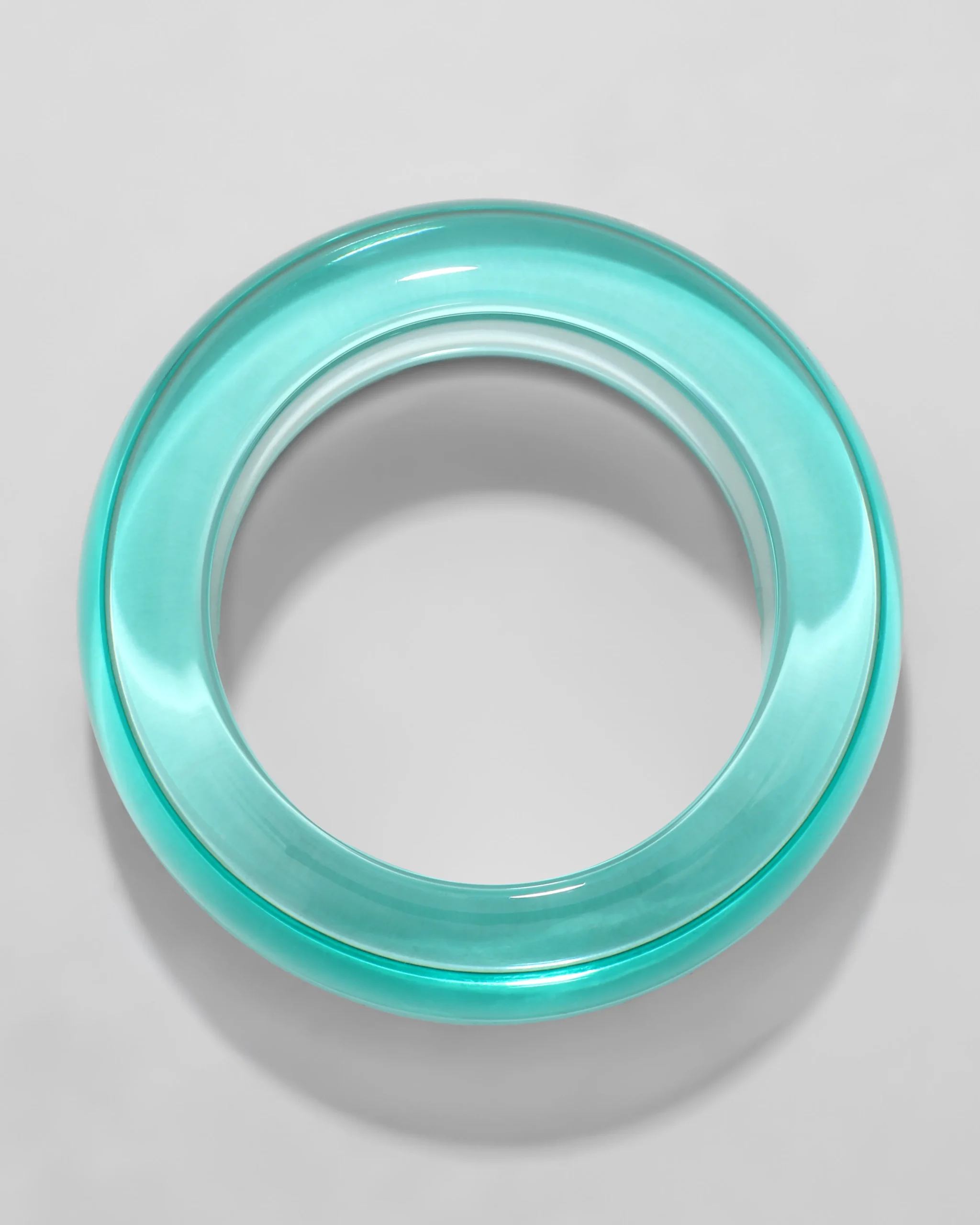 Bonbon Lucite Wide Bangle Bracelet- Horizon