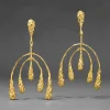 Brut Gold Large Mobile Earring