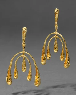 Brut Gold Medium Mobile Earring