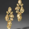 Brut Gold Mosaic Earring