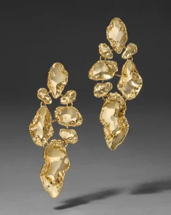 Brut Gold Mosaic Earring