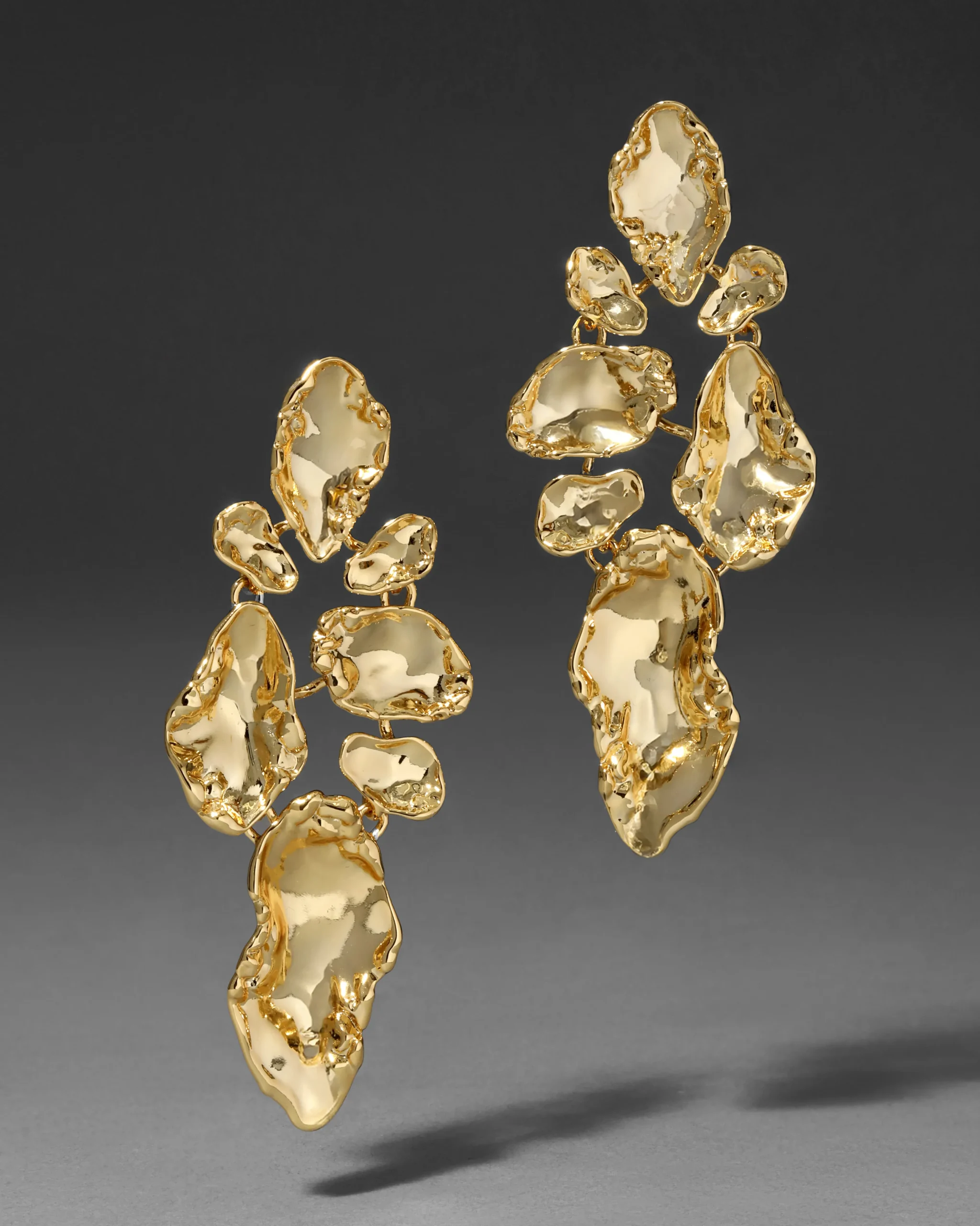 Brut Gold Mosaic Earring