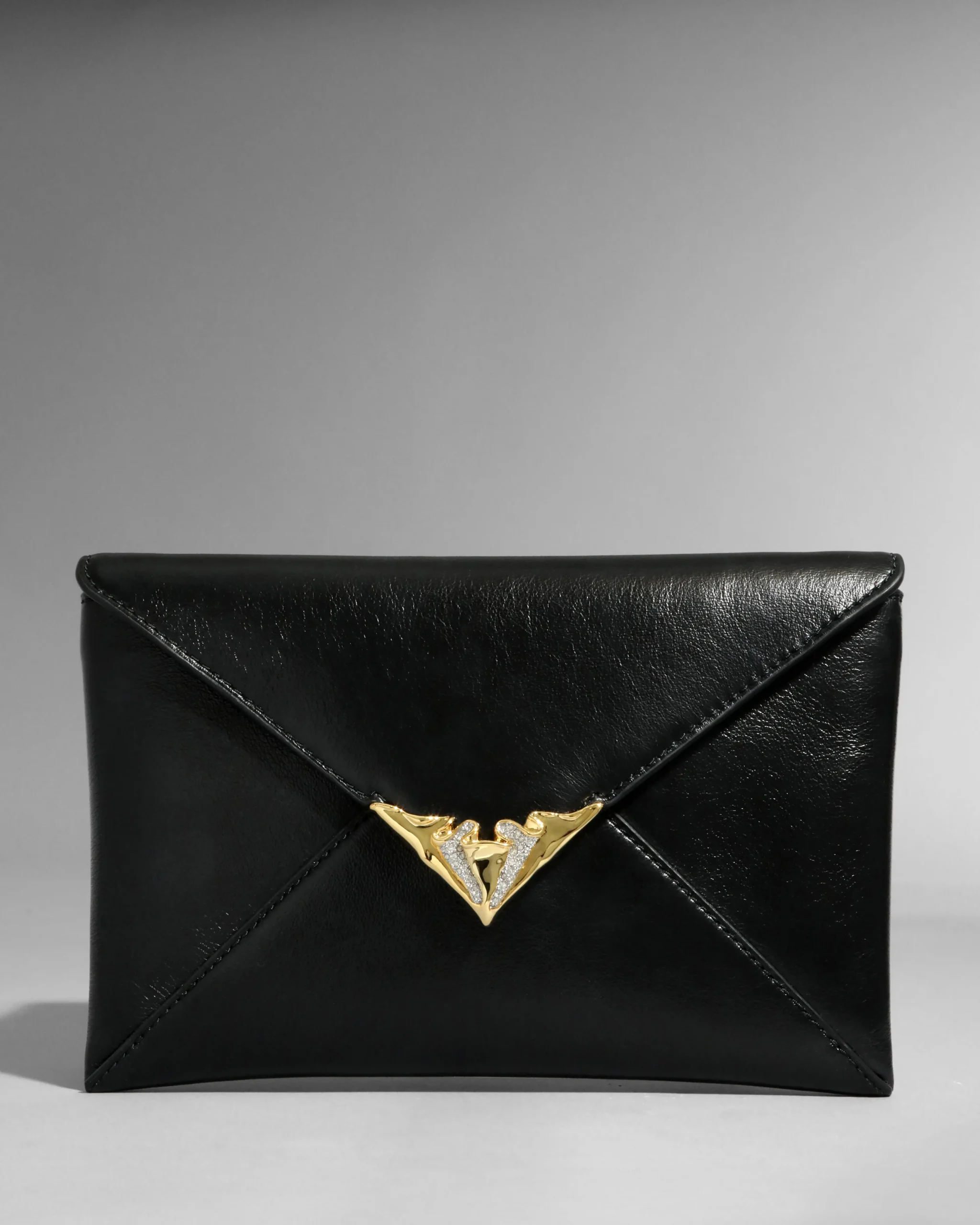 Envelope Clutch- Black