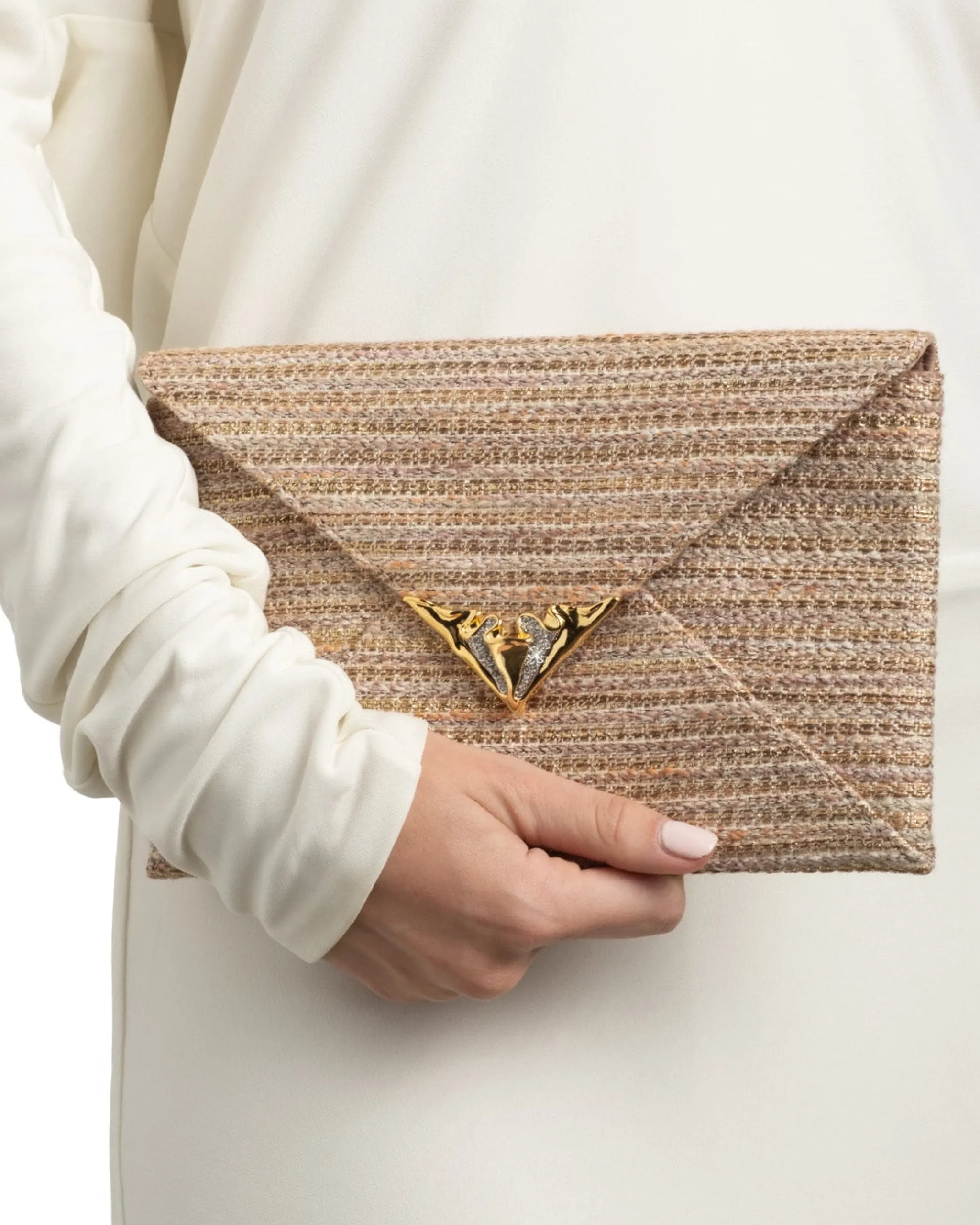 Envelope Clutch- Sunset Blush
