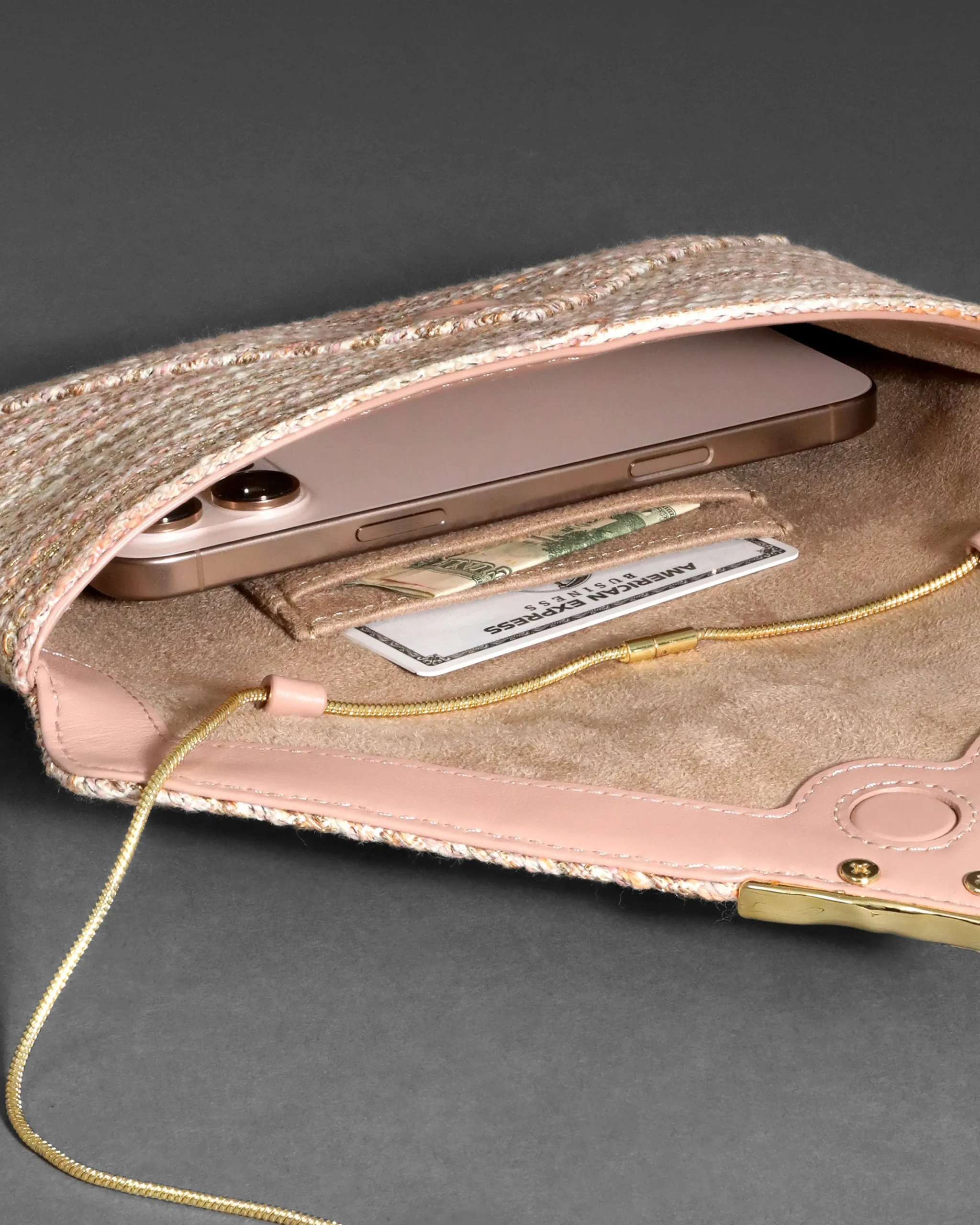 Envelope Clutch- Sunset Blush