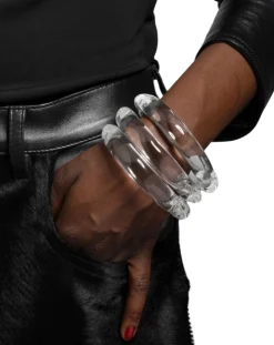 Liquid Lucite Bangle Bracelet