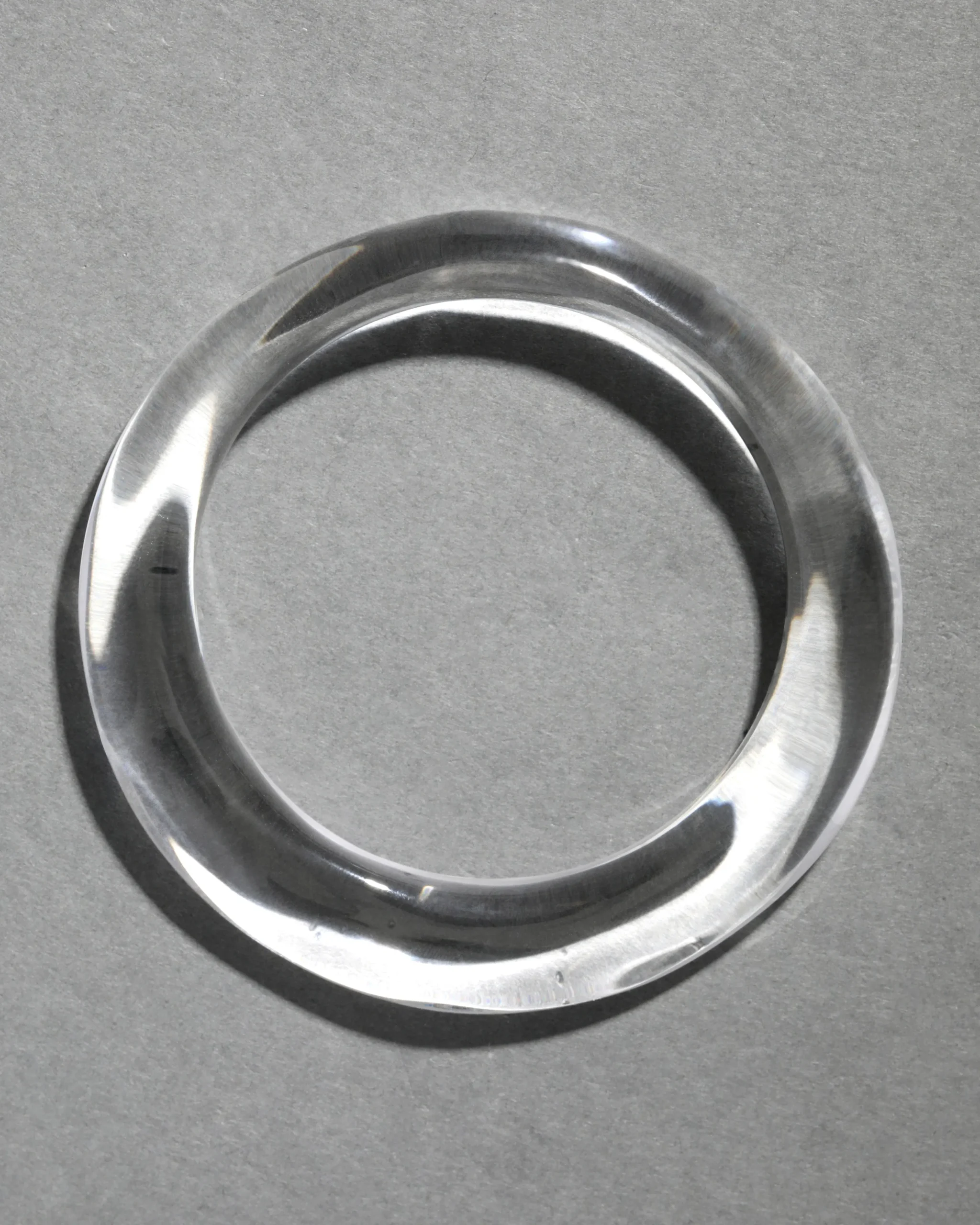 Liquid Lucite Bangle Bracelet