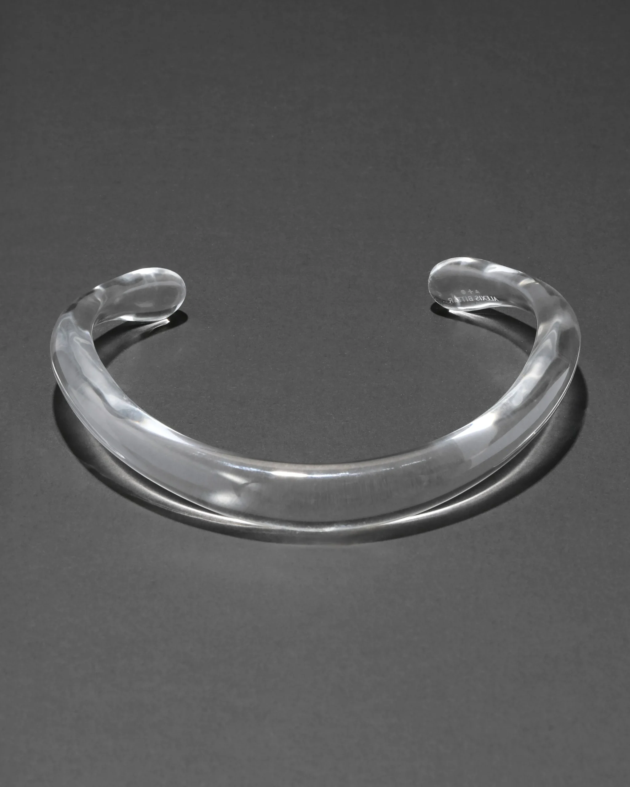 Liquid Lucite Collar Necklace