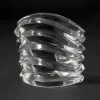 Liquid Lucite Wide Ripple Cuff