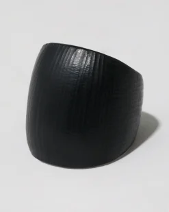 Lucite Block Ring- Black