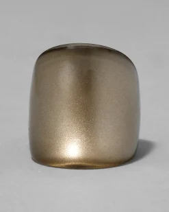 Lucite Block Ring- Dune