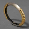 Lucite Brutalist Skinny Bangle- Warm Grey