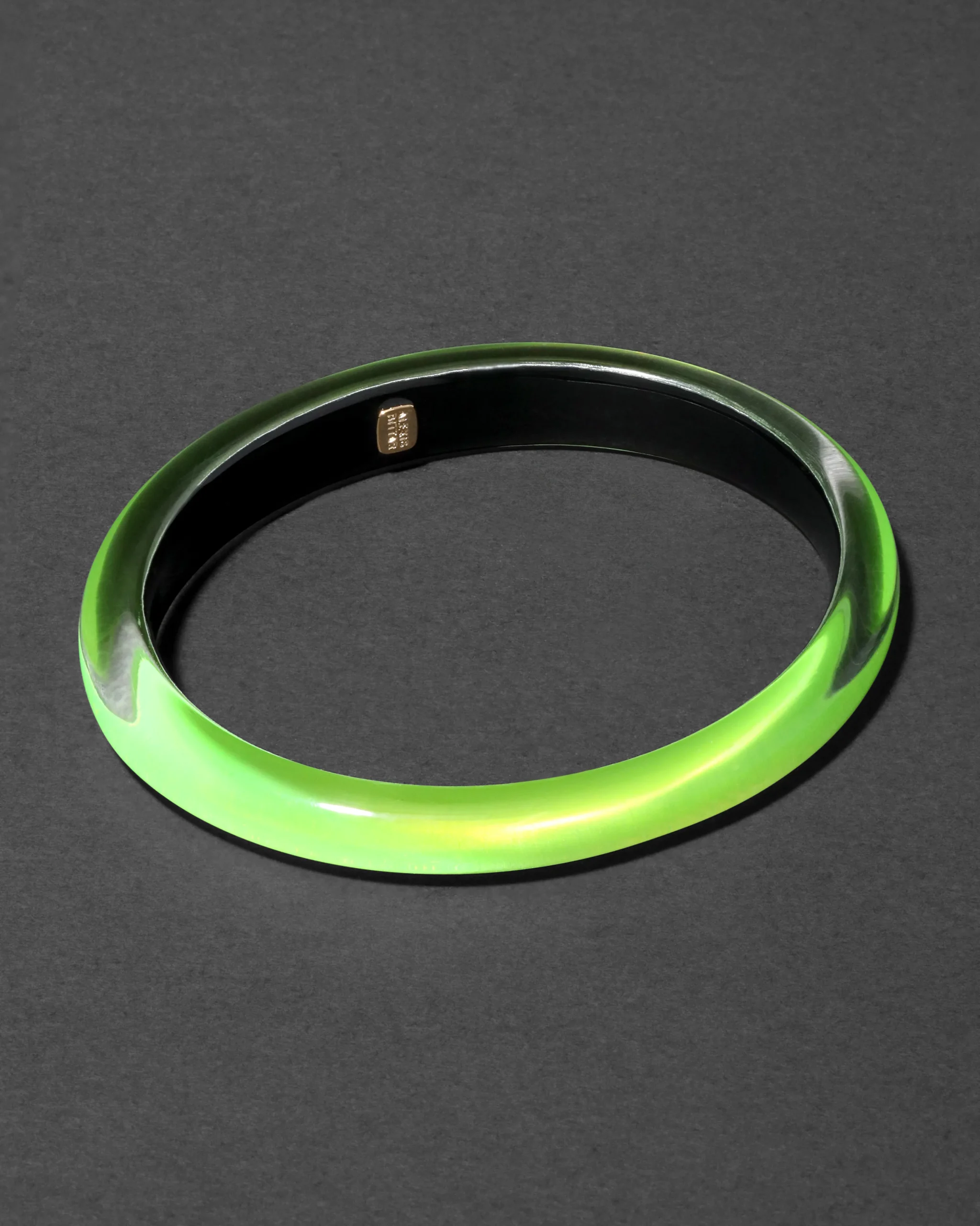 Lucite Skinny Bangle- Fluorescent Yellow