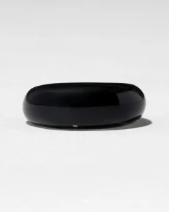 Lucite Tapered Ring- Onyx