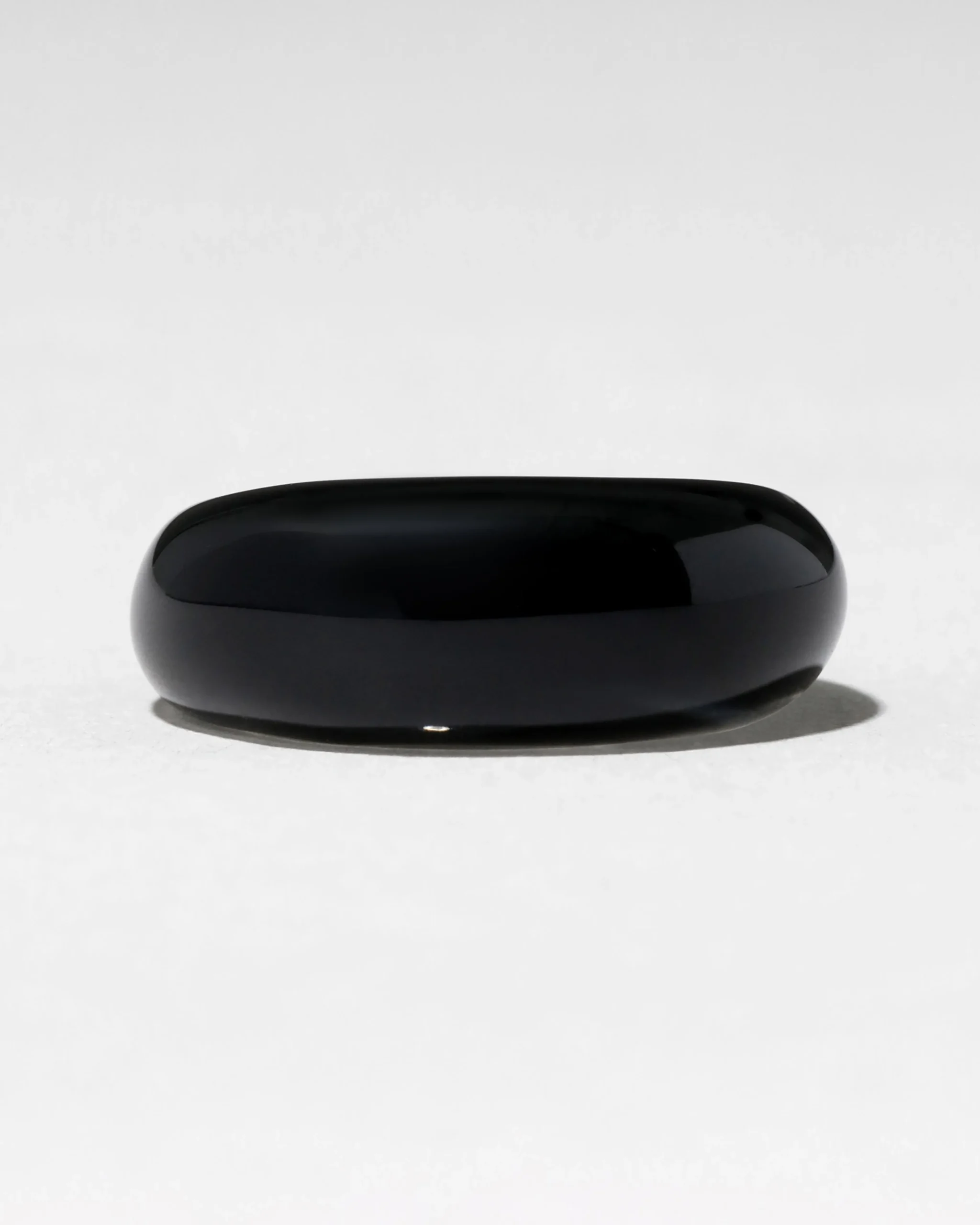 Lucite Tapered Ring- Onyx