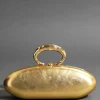 Molten Gold Bullet Minaudière- Gold