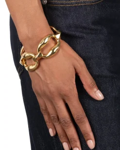Molten Gold Link Bracelet
