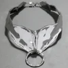 Molten Silver Bonded Collar Necklace