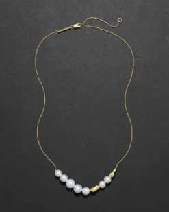 Perla Beaded Slider Necklace