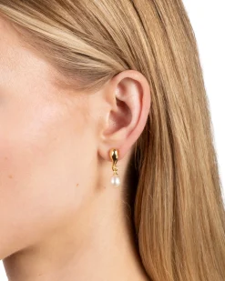 Perla Liquid Drop Post Earring