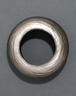 Puffy Lucite Bangle Bracelet- Chocolate