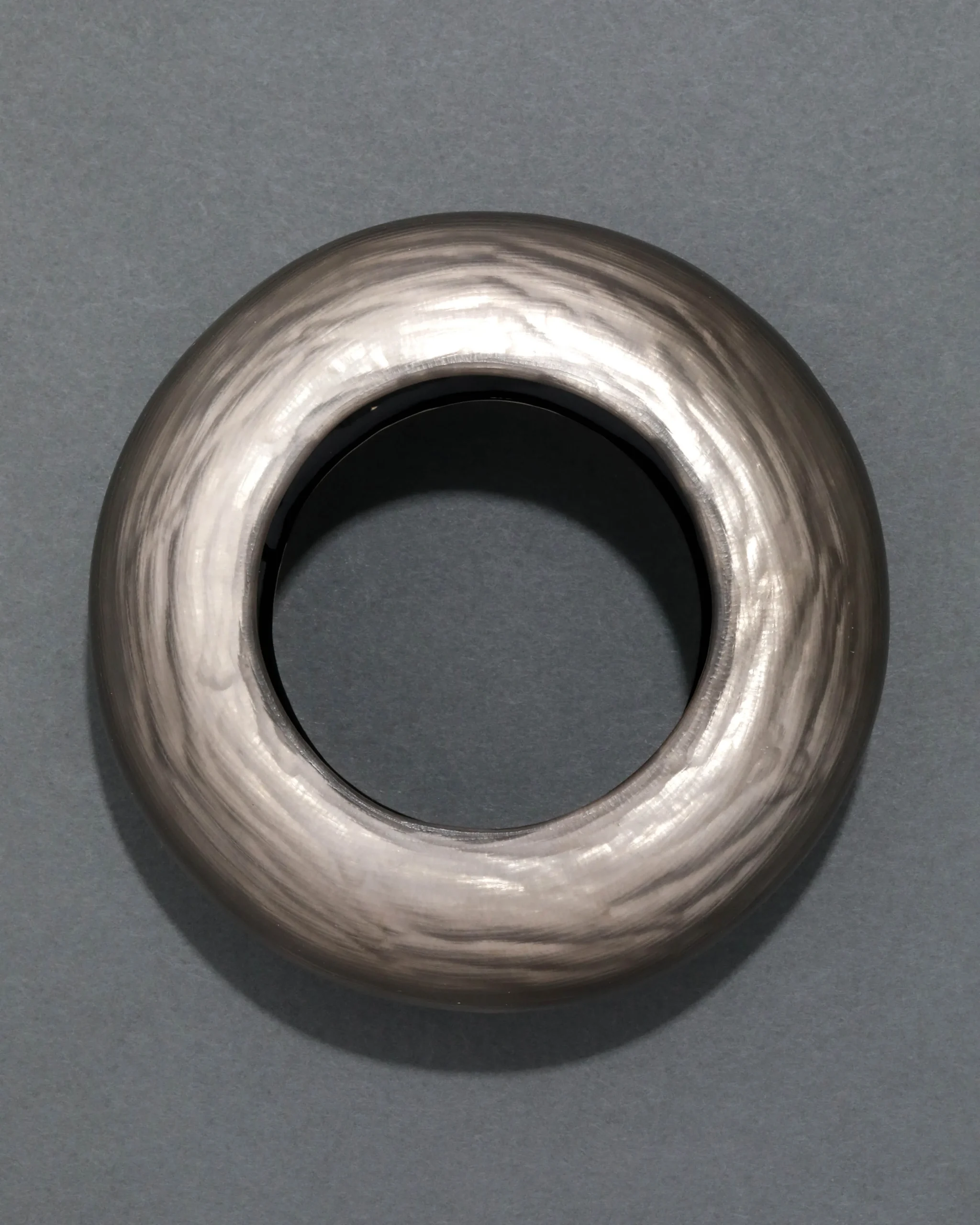 Puffy Lucite Bangle Bracelet- Chocolate