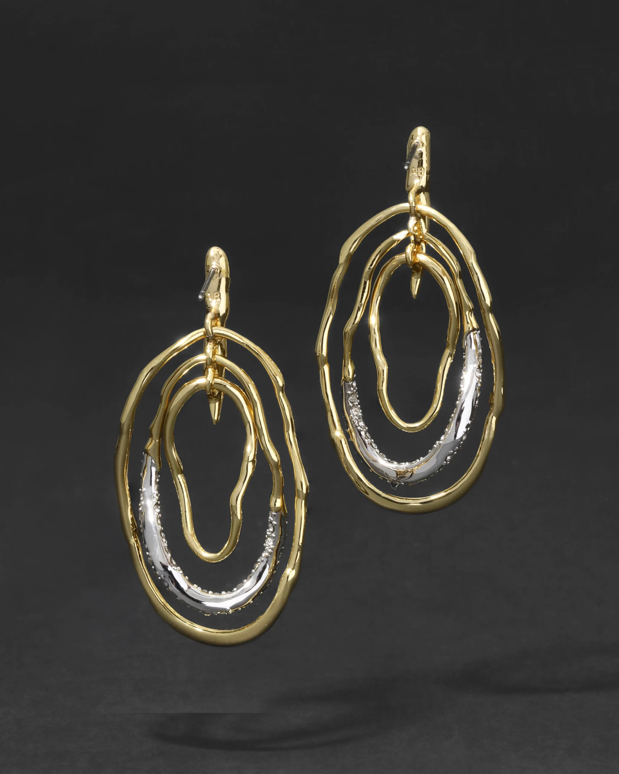 Solanales Crystal Pavé Mobile Post Earring
