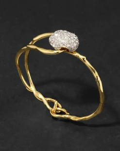 Solanales Crystal Pebble Clasp Bracelet